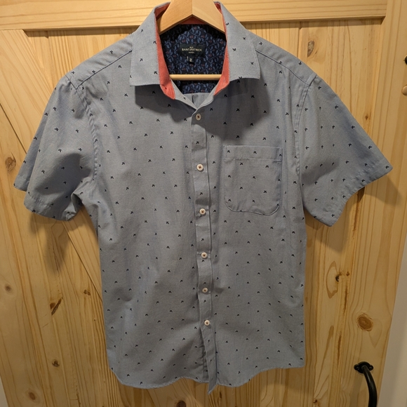 Rue Saint-Patrick Other - Rue Saint-Patrick Medium Men's Blue Short Sleeve Shirt